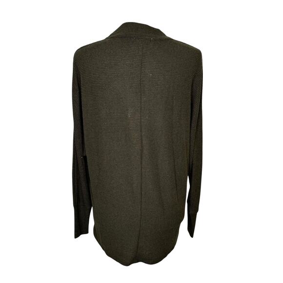 Matty M Forest Green Mock Turtleneck Dolman Sleeve Soft Tunic Sweater Small - Picture 3 of 6